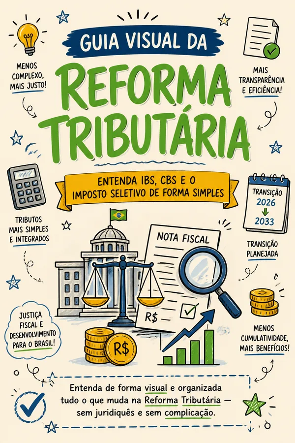 Capa do Guia Visual da Reforma Tributária